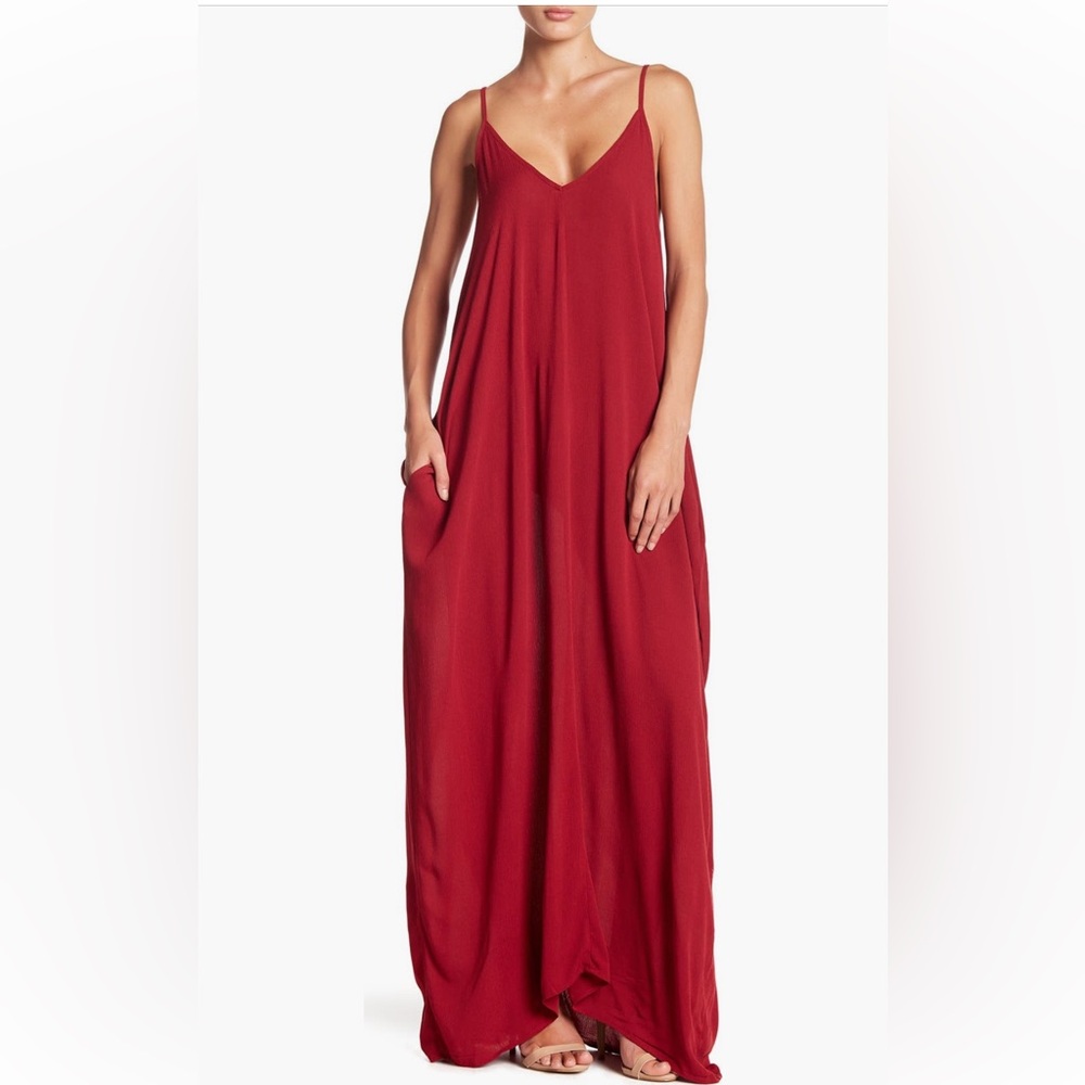 Nordstrom Cherry Red Maxi Dress
